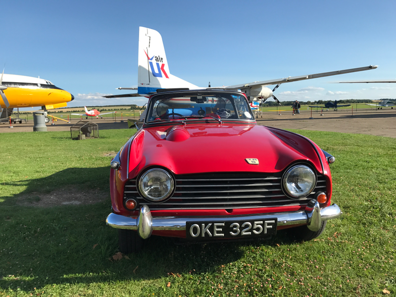 Illustration for article titled A Car Show At An Air Museum In England!